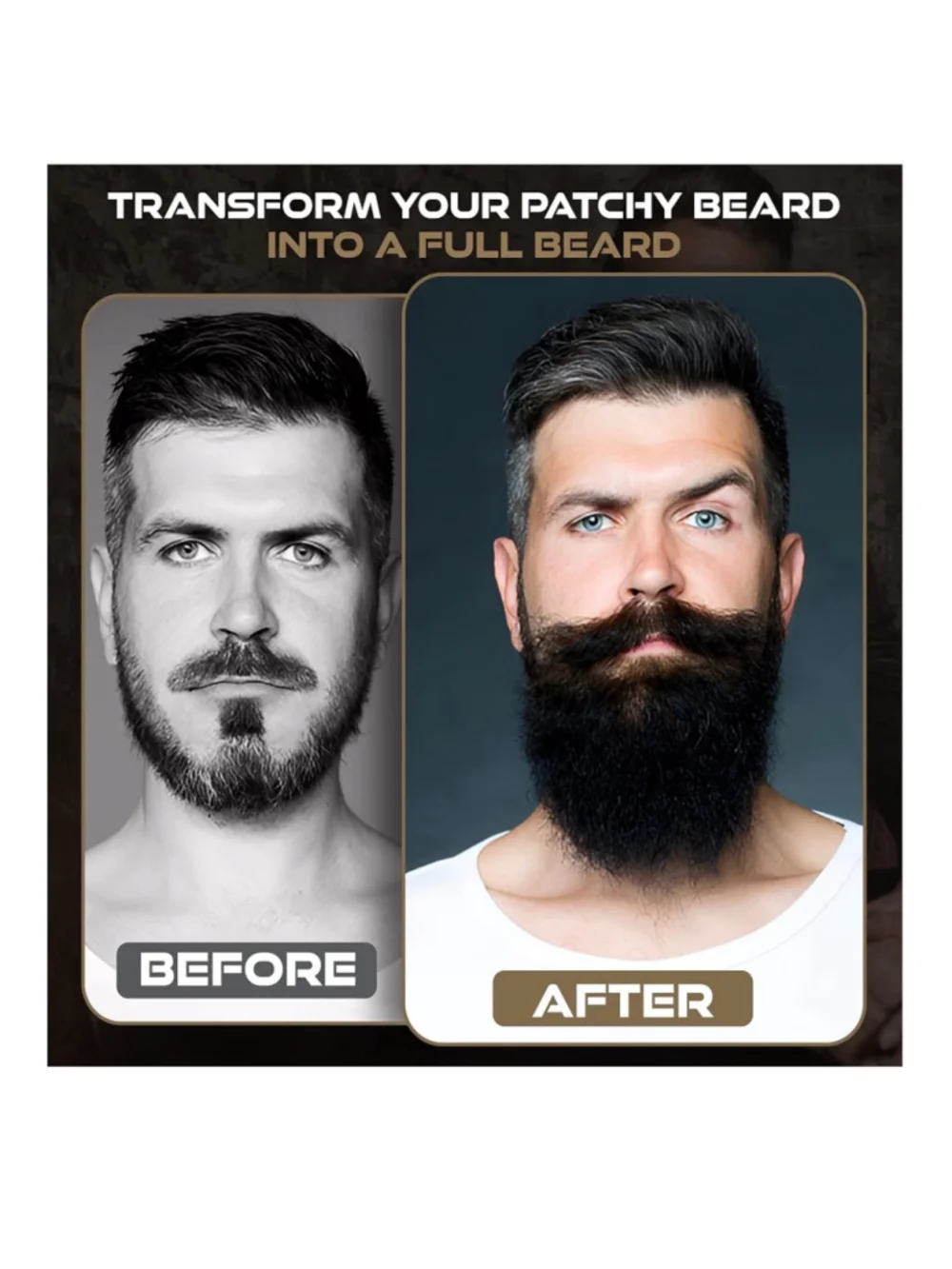 NEW Beard Oil for Men 100% Natural Growth Oil & Conditioner Argan Jojoba Vit E
